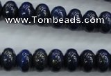 CNL864 15.5 inches 8*12mm rondelle natural lapis lazuli gemstone beads