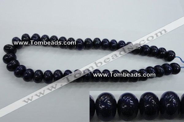 CNL865 15.5 inches 10*14mm rondelle natural lapis lazuli gemstone beads