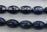 CNL895 15.5 inches 10*14mm rice natural lapis lazuli gemstone beads