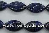 CNL952 15.5 inches 12*20mm marquise natural lapis lazuli gemstone beads