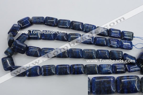 CNL975 15.5 inches 15*20mm rectangle natural lapis lazuli gemstone beads