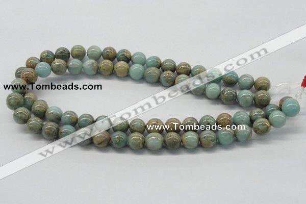 CNS03 16 inches 12mm round natural serpentine jasper beads wholesale