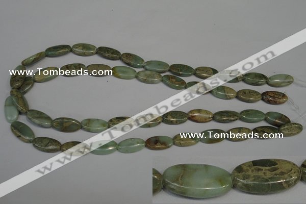 CNS216 15.5 inches 10*18mm marquise natural serpentine jasper beads