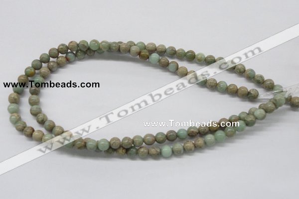 CNS25 16 inches 6mm round natural serpentine jasper beads wholesale