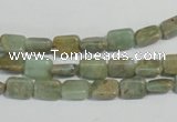 CNS253 15.5 inches 6*8mm rectangle natural serpentine jasper beads