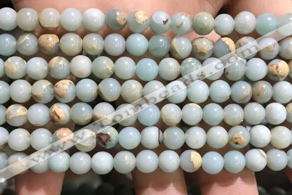 CNS301 15.5 inches 6mm round natural serpentine jasper beads