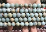 CNS302 15.5 inches 8mm round natural serpentine jasper beads