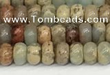 CNS323 15.5 inches 2.5*4mm rondelle serpentine jasper beads