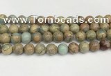 CNS334 15.5 inches 12mm round serpentine jasper beads wholesale