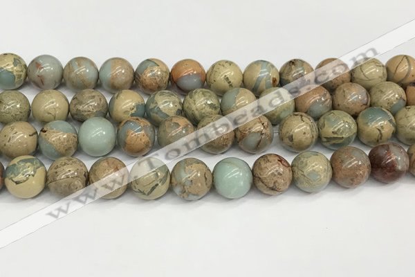CNS334 15.5 inches 12mm round serpentine jasper beads wholesale