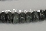 CNS412 15.5 inches 5*8mm rondelle natural serpentine jasper beads