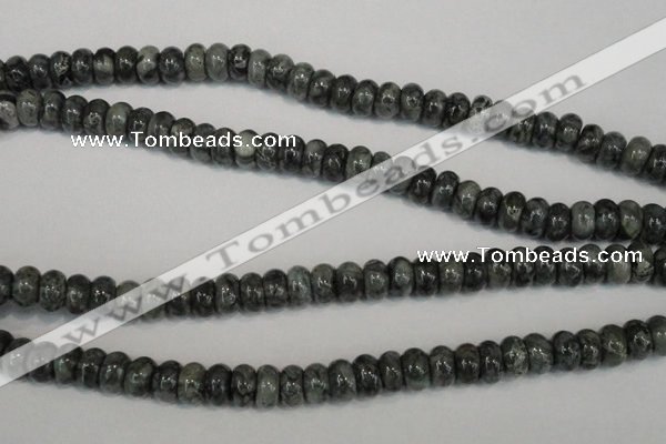 CNS412 15.5 inches 5*8mm rondelle natural serpentine jasper beads