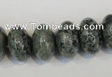 CNS416 15.5 inches 12*18mm rondelle natural serpentine jasper beads