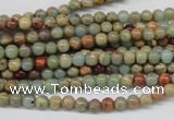 CNS60 15.5 inches 4mm round natural serpentine jasper beads