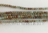 CNS700 15.5 inches 4mm round serpentine jasper beads wholesale