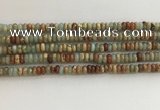 CNS712 15.5 inches 2*4mm rondelle serpentine jasper beads wholesale