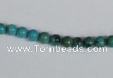 CNT01 16 inches 5mm round natural turquoise beads wholesale