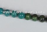 CNT03 16 inches 8mm round natural turquoise beads wholesale