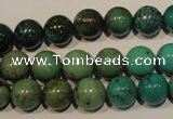 CNT106 15.5 inches 10mm round natural turquoise beads wholesale