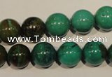 CNT107 15.5 inches 12mm round natural turquoise beads wholesale