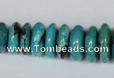 CNT11 16 inches multi-size rondelle natural turquoise beads wholesale