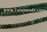 CNT110 15.5 inches 3*5mm rondelle natural turquoise beads wholesale