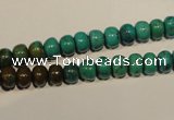 CNT111 15.5 inches 4*7mm rondelle natural turquoise beads wholesale