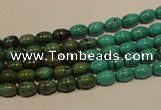 CNT116 15.5 inches 4*6mm rice natural turquoise beads wholesale