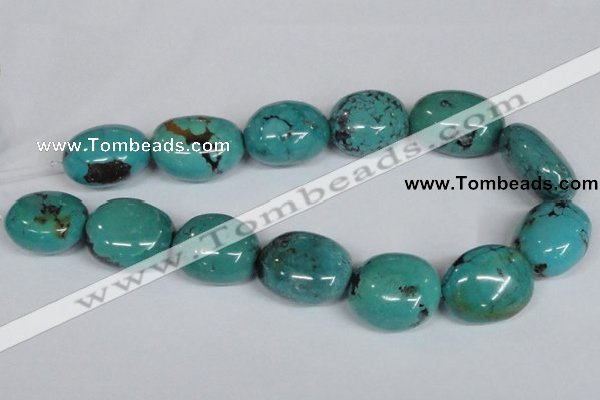 CNT15 16 inches 24-32mm nugget natural turquoise beads wholesale