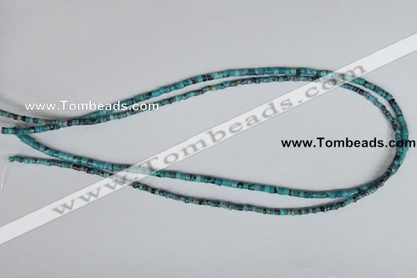 CNT18 16 inches 2-3mm heishi natural turquoise beads wholesale