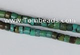 CNT20 16 inches 3-5mm heishi natural turquoise beads wholesale