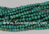 CNT203 15.5 inches 3mm round natural turquoise beads wholesale