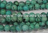 CNT206 15.5 inches 6mm round natural turquoise beads wholesale