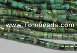 CNT215 15.5 inches 2.5*3mm heishi natural turquoise beads wholesale