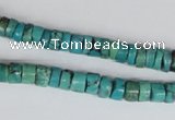 CNT22 16 inches 3-6mm heishi natural turquoise beads wholesale