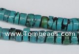 CNT23 16 inches 4-9mm heishi natural turquoise beads wholesale