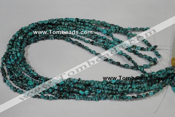 CNT240 15.5 inches 4*5mm - 5*8mm nuggets natural turquoise beads