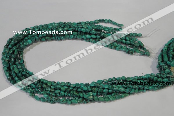 CNT241 15.5 inches 4*5mm - 5*8mm nuggets natural turquoise beads