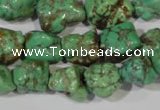 CNT246 15.5 inches 12*14mm - 14*16mm nuggets natural turquoise beads