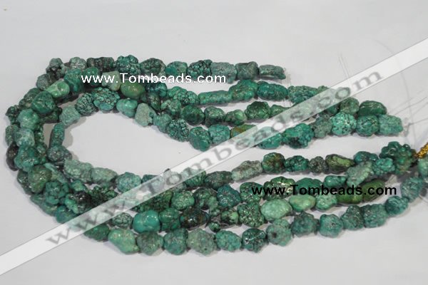 CNT247 15.5 inches 8*10mm - 13*18mm nuggets natural turquoise beads