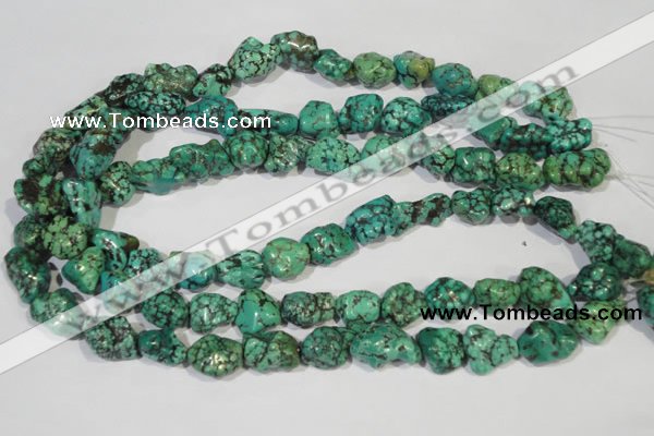 CNT248 15.5 inches 12*14mm - 15*18mm nuggets natural turquoise beads