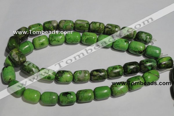 CNT253 15.5 inches 8*24mm rondelle natural turquoise beads wholesale