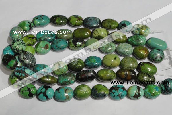 CNT258 15.5 inches 17*23mm nuggets natural turquoise beads wholesale