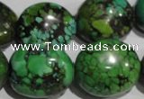 CNT259 15.5 inches 19*24mm nuggets natural turquoise beads wholesale