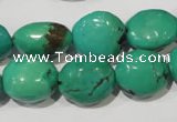 CNT267 15.5 inches 10*15mm - 18*22mm nuggets natural turquoise beads