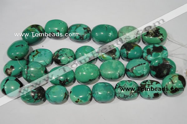 CNT269 15.5 inches 20*22mm - 26*30mm nuggets natural turquoise beads