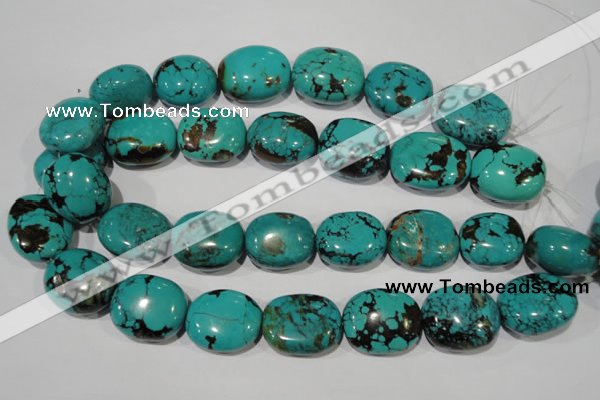 CNT271 15.5 inches 20*24mm - 25*32mm nuggets natural turquoise beads