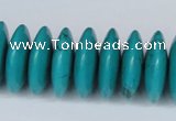 CNT28 16 inches 7*24mm rondelle natural turquoise beads wholesale