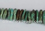 CNT30 16 inches multi-size natural turquoise chip beads wholesale