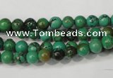 CNT351 15.5 inches 6mm round turquoise beads wholesale